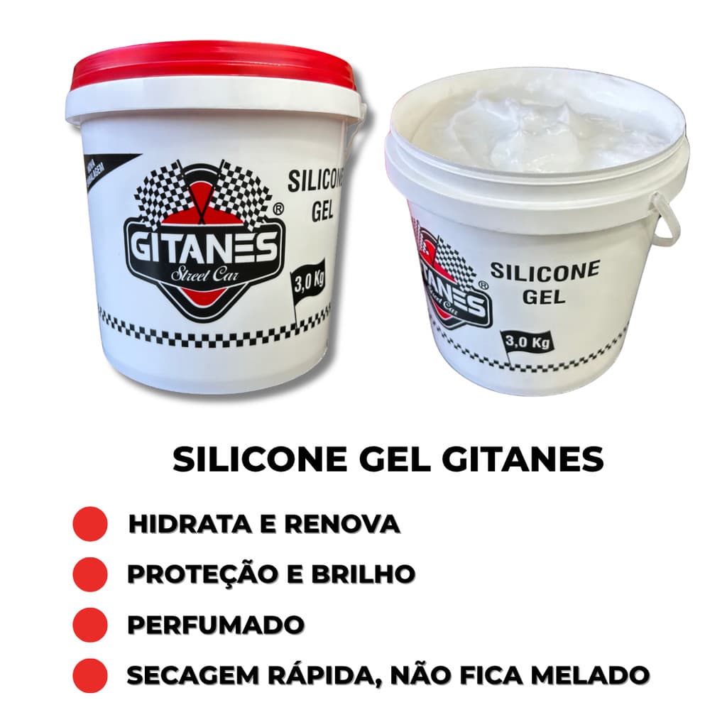 Silicone Gel Automotivo Perfumado 3kg Painel Plástico Couro