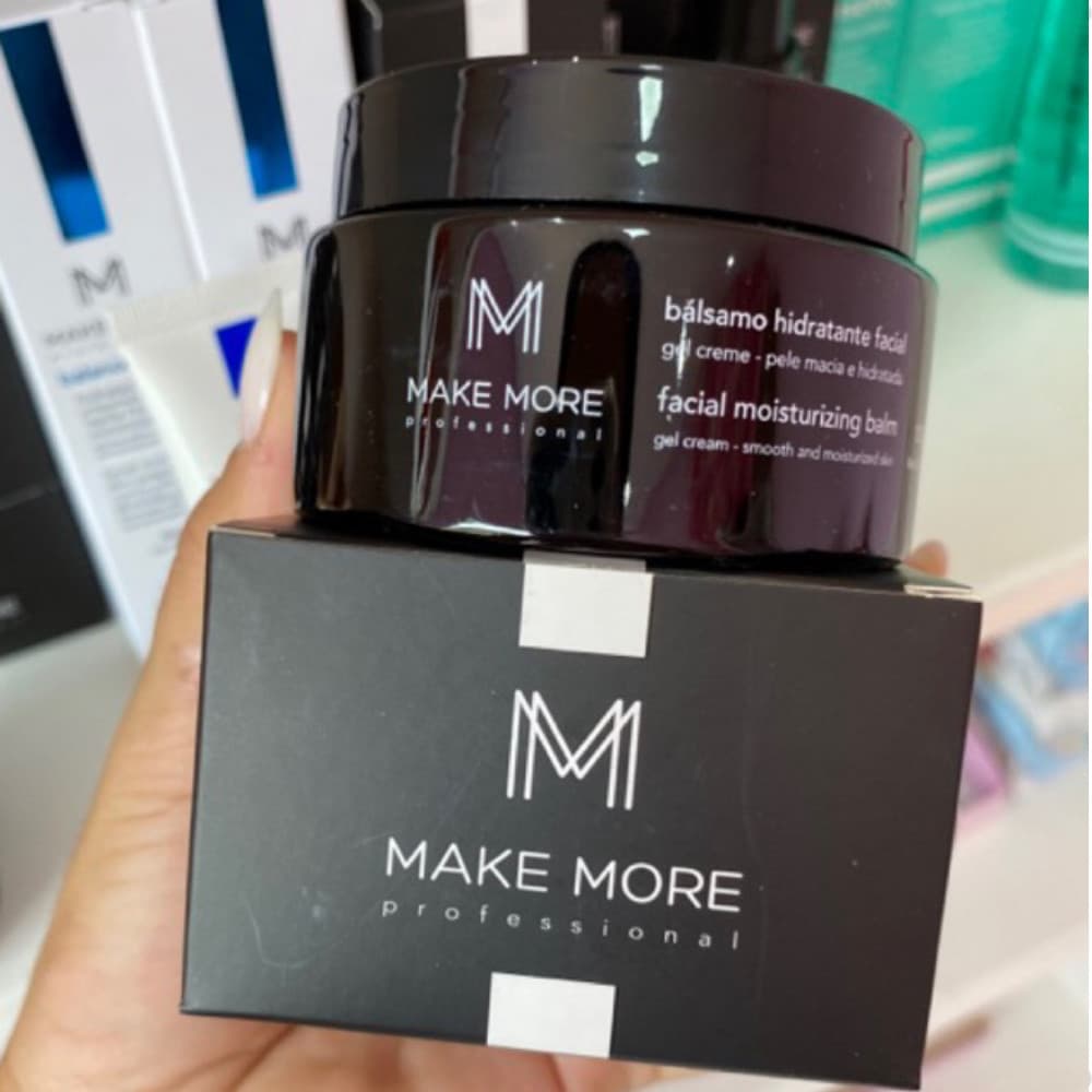 Balsamo Hidratante Facial Make More 100g Pré Maquiagem