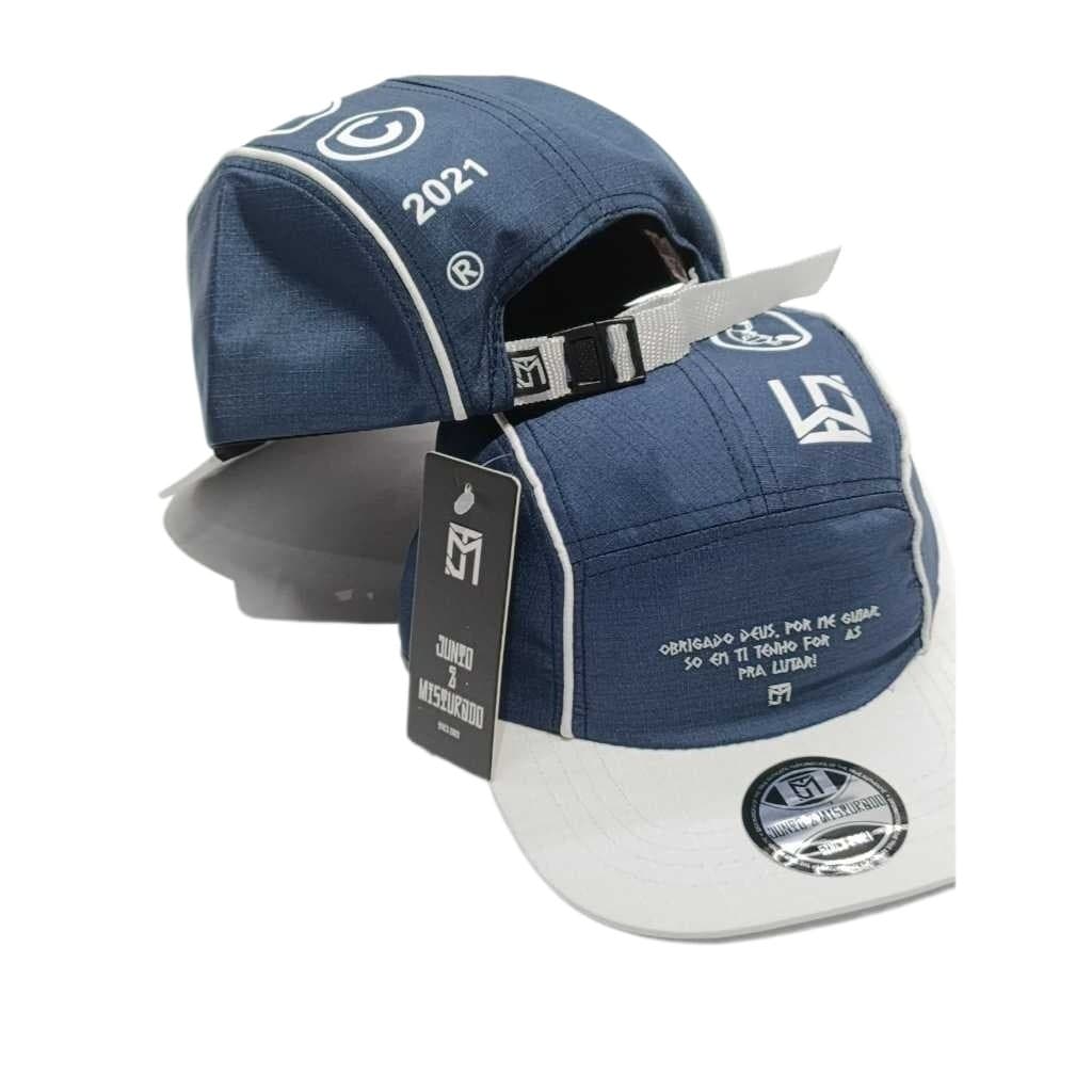 Boné 5 Five Painel Snapback Masculino de Aba Reta Junto e Misturado Ajustavel.