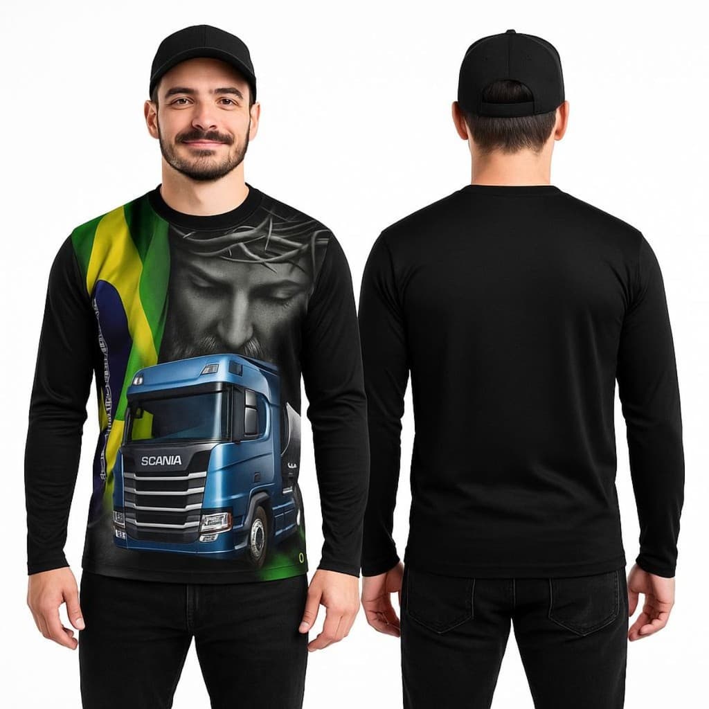 Blusa Caminhão Born UV Proteção Solar | Masculina Feminina Manga Longa