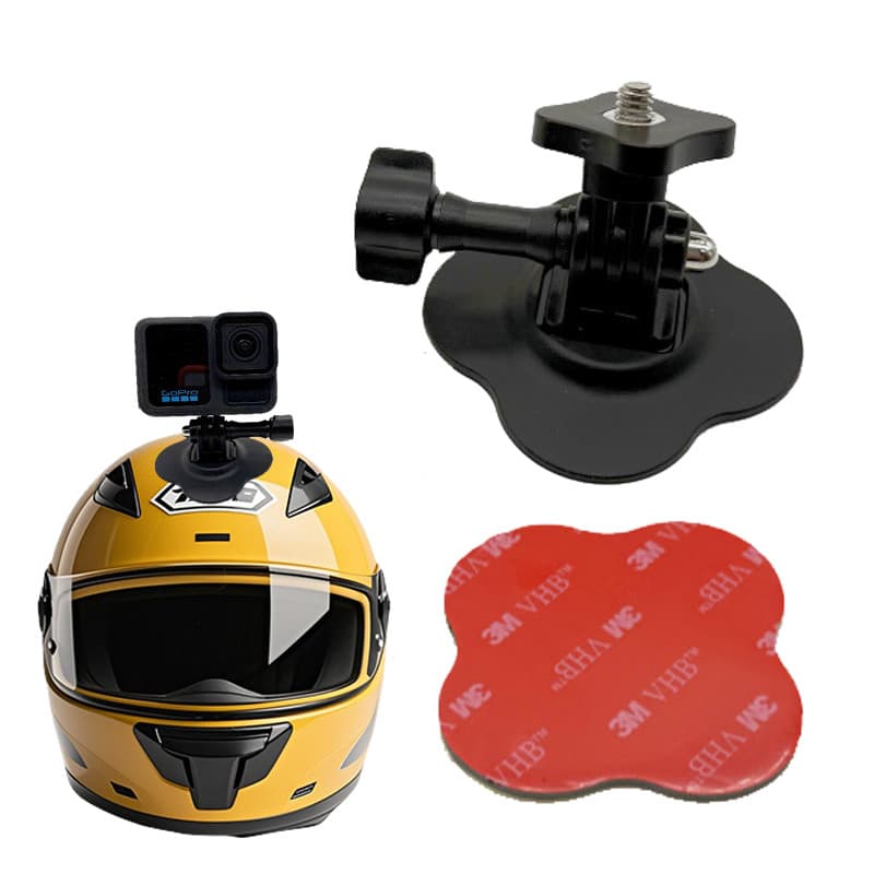 Suportes Pegajosos Adesivos Para Capacete Câmera GoPro Kit De Montagem Adesiva Flexível Base De DJI Osmo Action Insta360