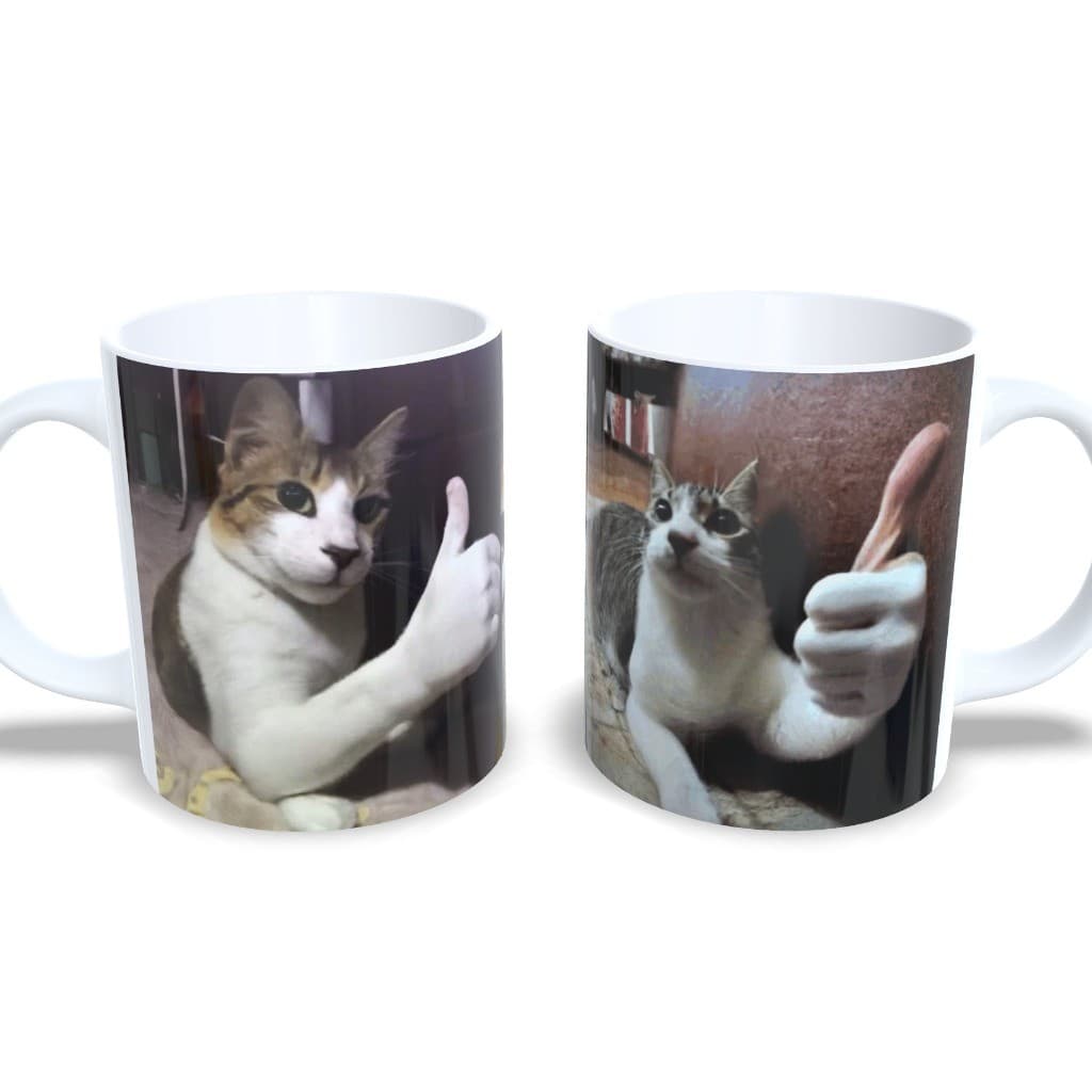 Caneca Personalizada Meme Gato Jóia Beleza Aprovado