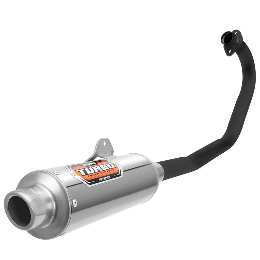 Escapamento Esportivo Mini Turbo Titan 150 Esd 2004 - 2008 Curva Preta
