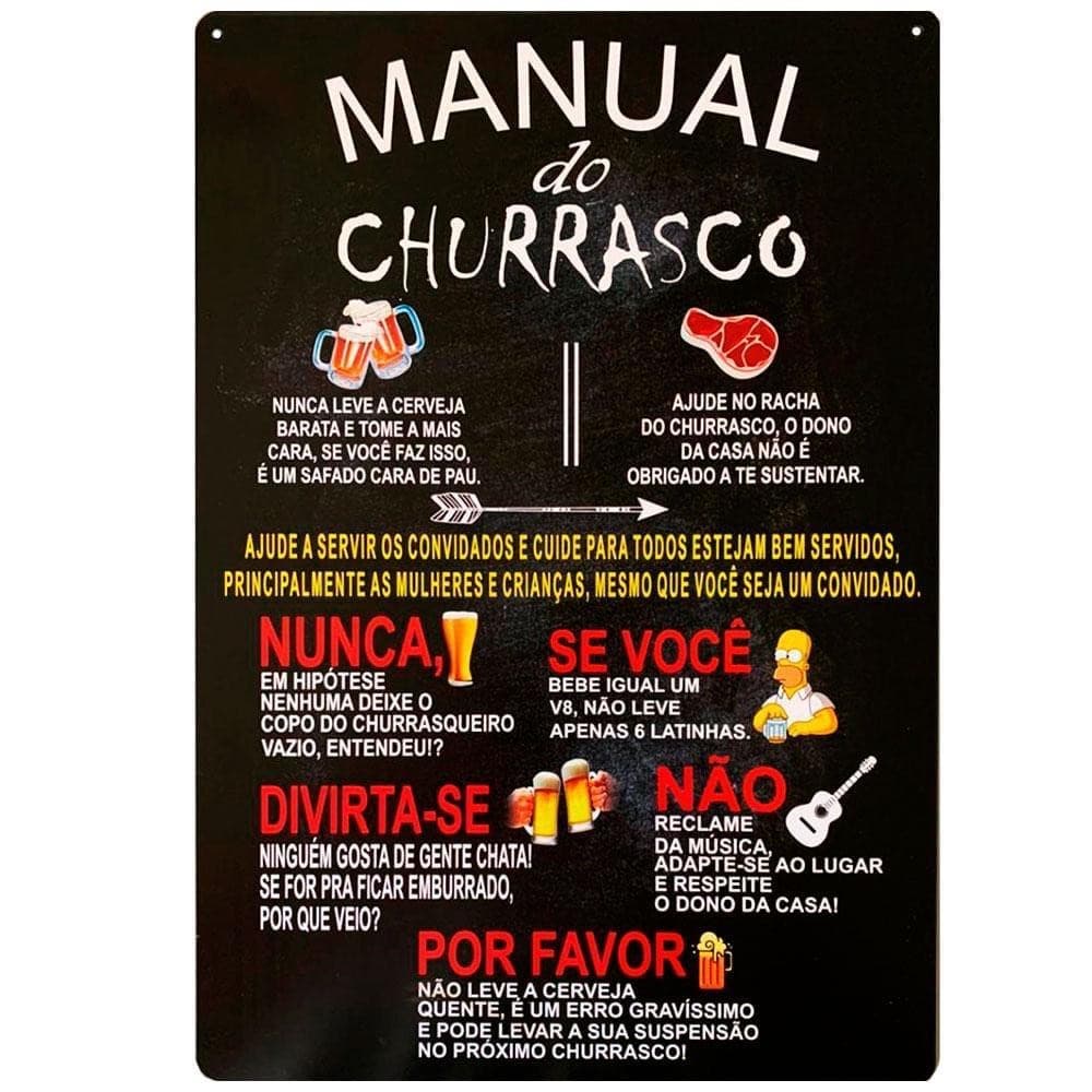 Placa Decorativa Mdf Cantinho Do churrasco Diversas Frases Divertidas Boteco Bar Familia Amigos