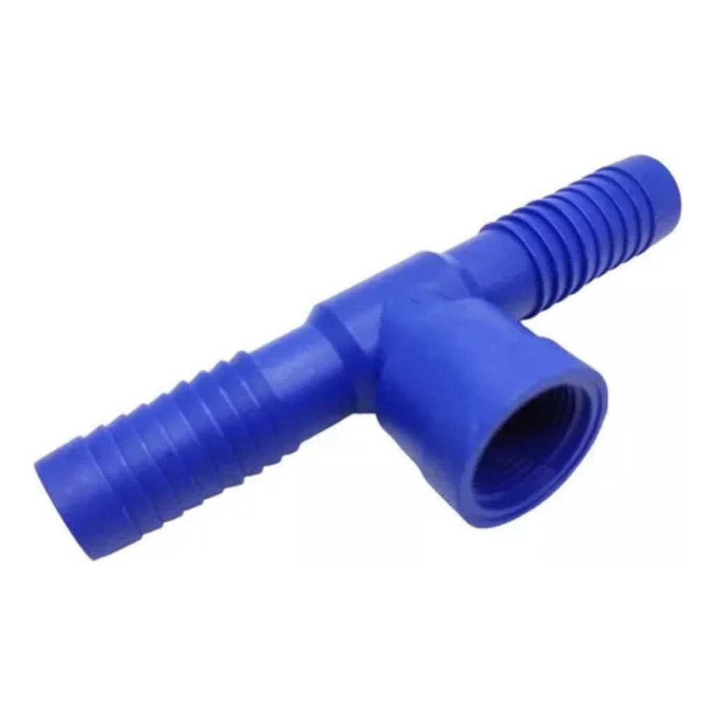 Conector Tê 3/4' C/ Rosca Fêmea Para Mangueiras De Irrigação