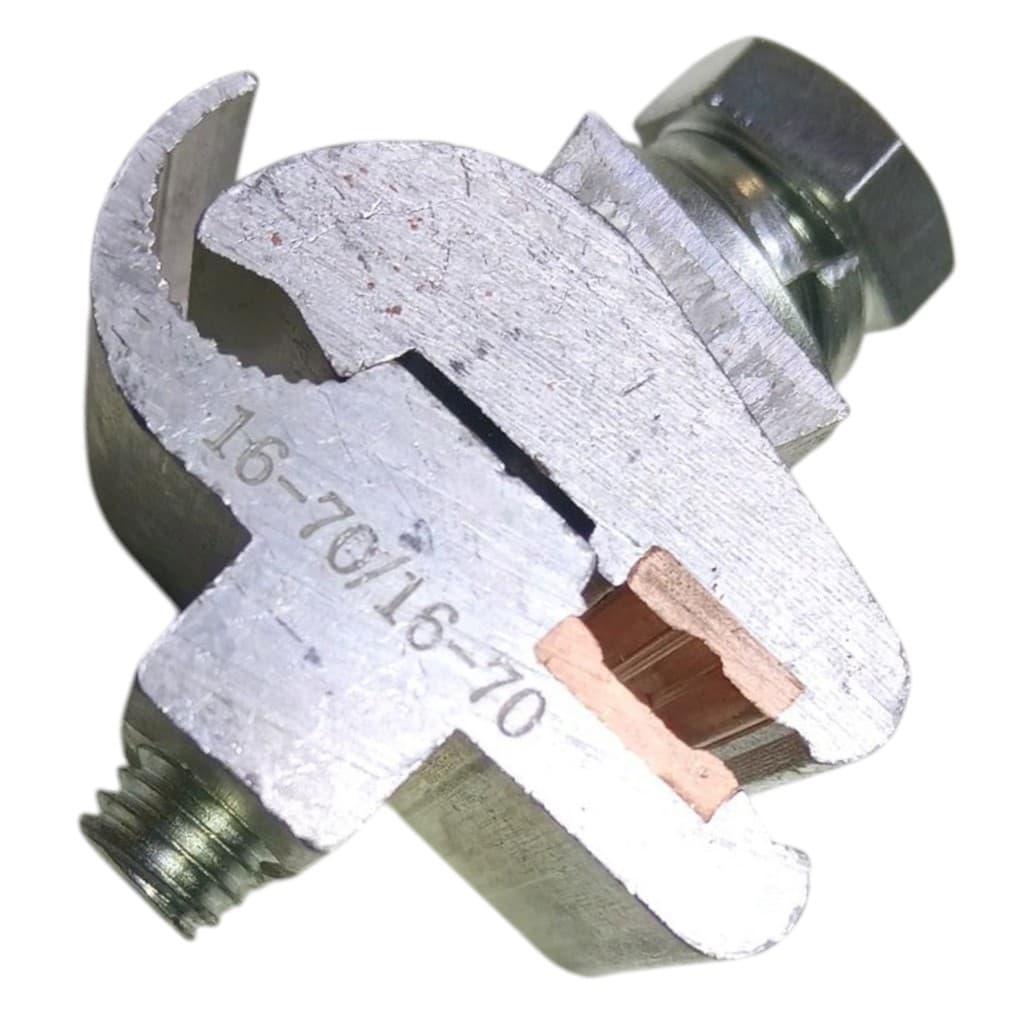 Conector Paralelo Bimetálico Tapit 16 à 70mm Simples Cabo Alumínio com Cobre