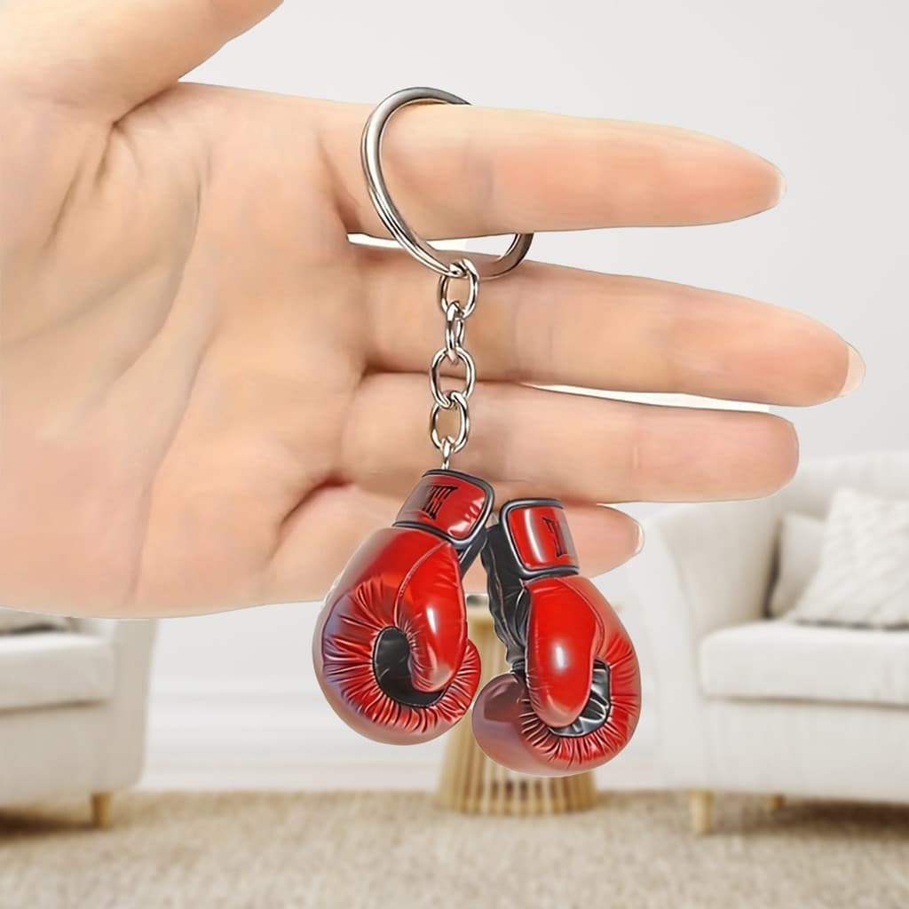 Chaveiro Com Luvas De Boxe Pingente Forte Durável Porta-Chaves Saco Stuffers Suprimentos Para Presentes De Aniversário