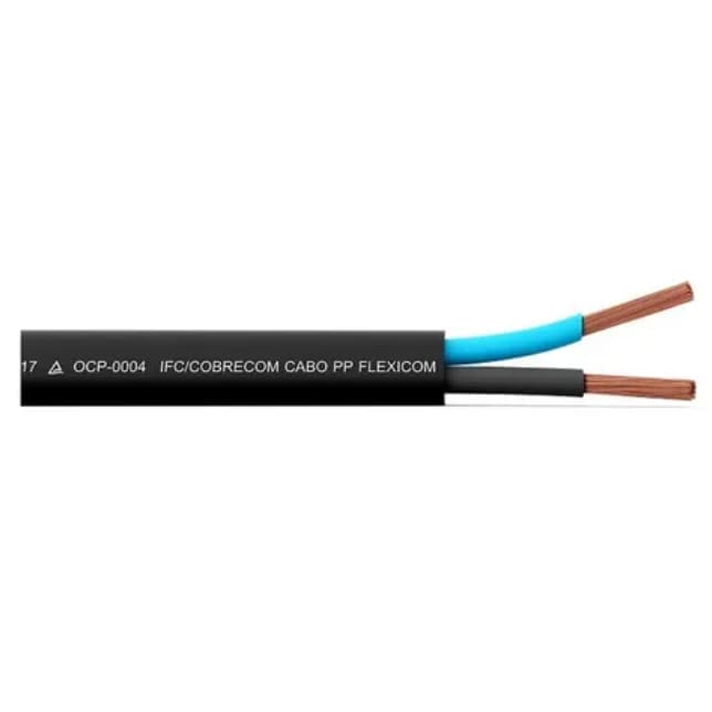 Cabo PP 2X1,5mm² 0,6/1KV Cobrecom por Metro