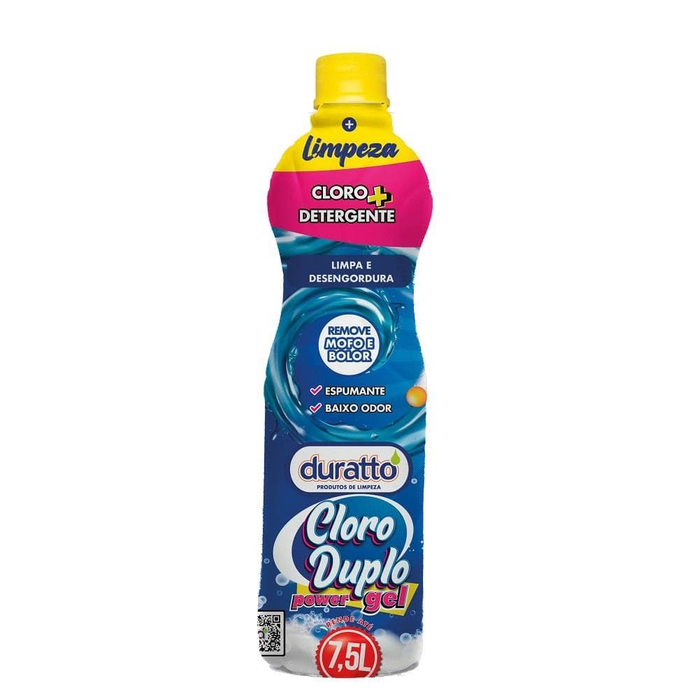Limpador Power Gel Duratto Cloro Duplo 750ml
