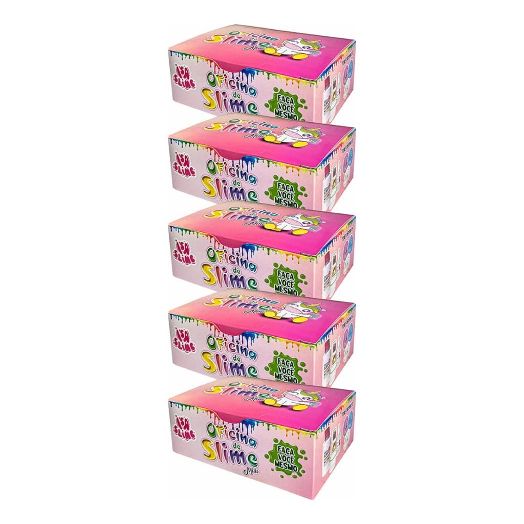 Diversão Garantida: 05 Mini Kit De Slime Isa Slime