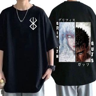 Camiseta Anime Berserk Guts Griffith Manga
