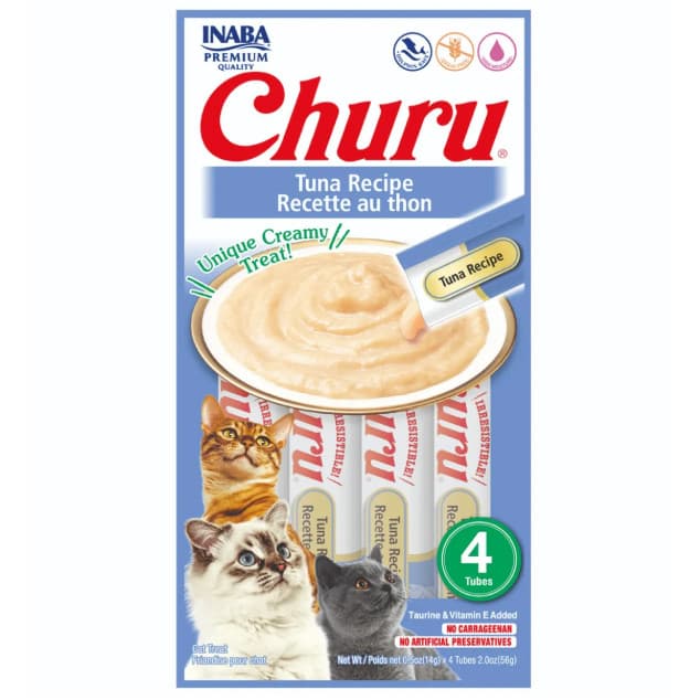 Petisco Gatos Churu Sabor Atum Gatos 04 Sachês - 56g