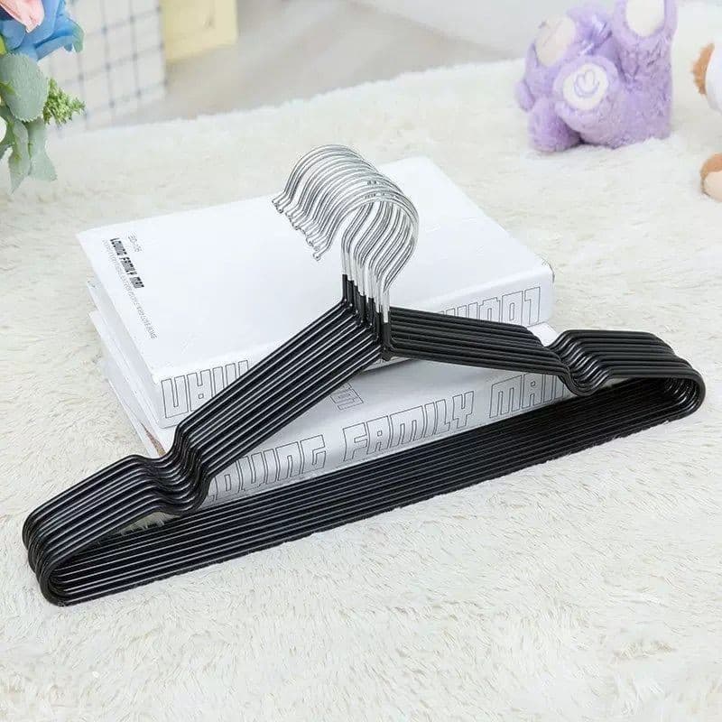 Kit Cabides Inox Para Roupas Cabideiro Organizador Calças Adulto Cabide Mágico