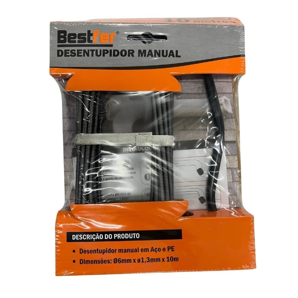 Desentupidor Manual Mola de Aço Ralo Pia Cano Calha