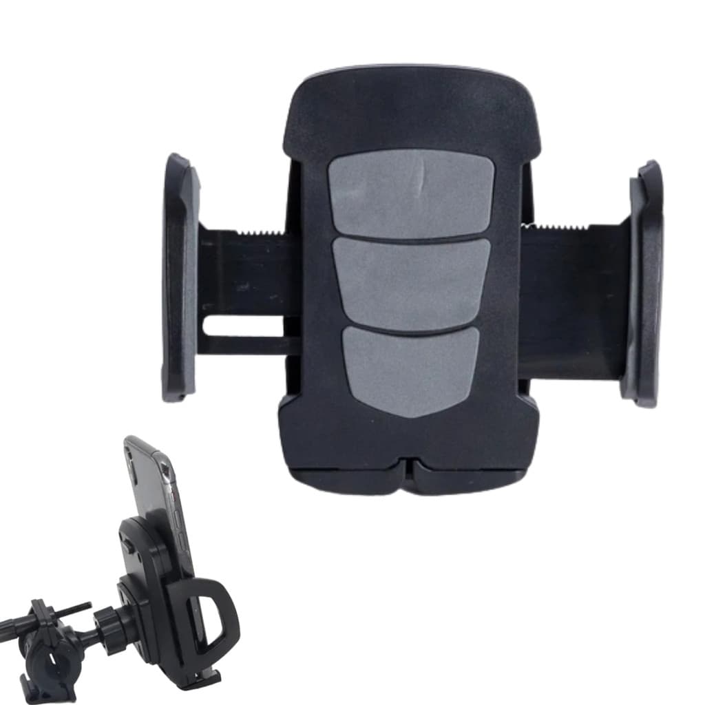 Suporte Para Celular Smartphone Guidão Bike Moto A74 Preto Acte Spports