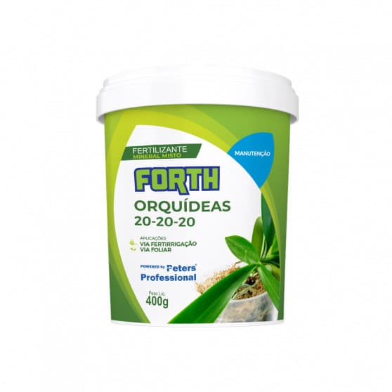 FERTILIZANTE ADUBO FORTH ORQUIDEAS  MANUTENCAO 20-20-20 400G