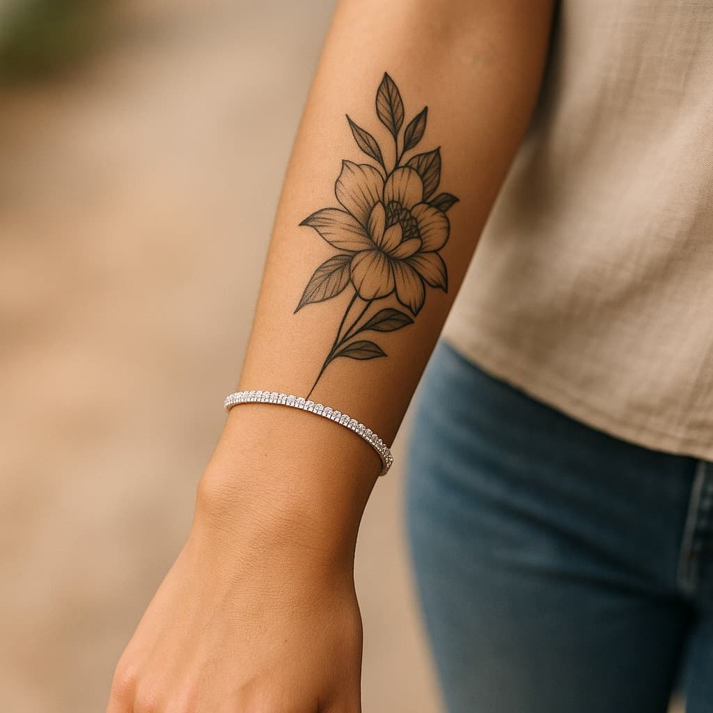 Pulseira Bracelete Discreto com Pedras Elegante Moda
