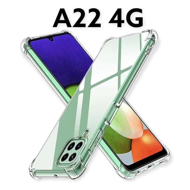 Capa capinha Case transparente A22 4G Samsung tpu anti impacto