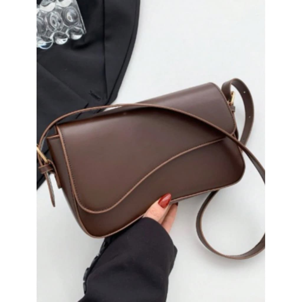 Bolsa Feminina Marrom Chique Elegante Estilosa