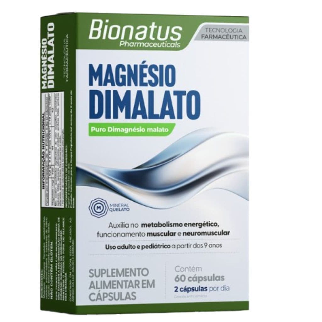 Magnésio Dimalato 60 caps Bionatus