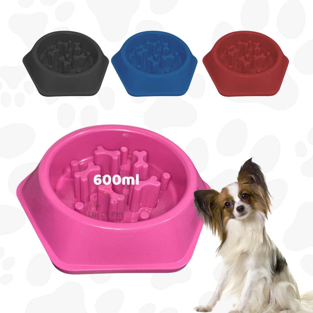 Comedouro Lento Educativo Labirinto Interativo 600ml Pet Para Cães Produto Petshop