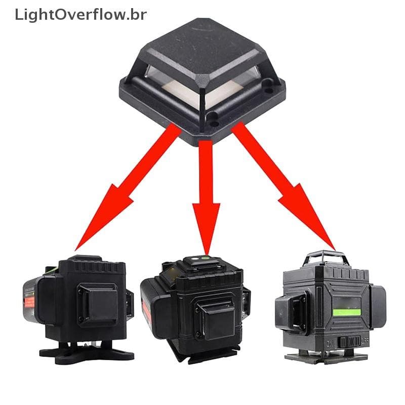 [LightOverflow] Vidro Protetor De Nível De Laser Para 4D À Prova D'água Autonivelante Vertical E Tampa Protetora De Jane