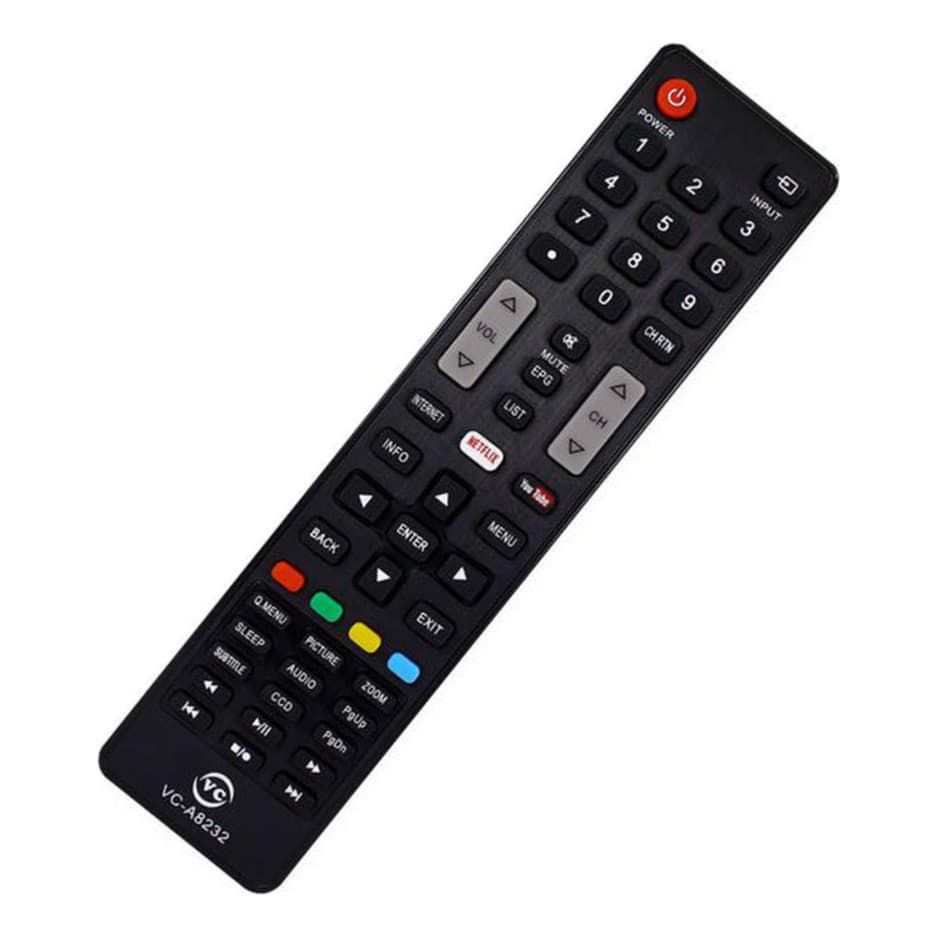 Controle Remoto Compatível Smart Tv Semp 40l2400 48l2400v2 Sem Programação