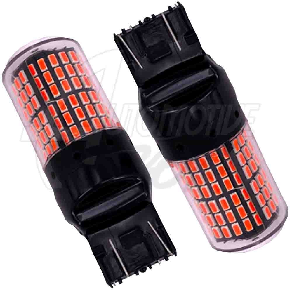 Lâmpada Pingo T20 W21/5W Dois Polos 144 leds smd Vermelho 360o Un