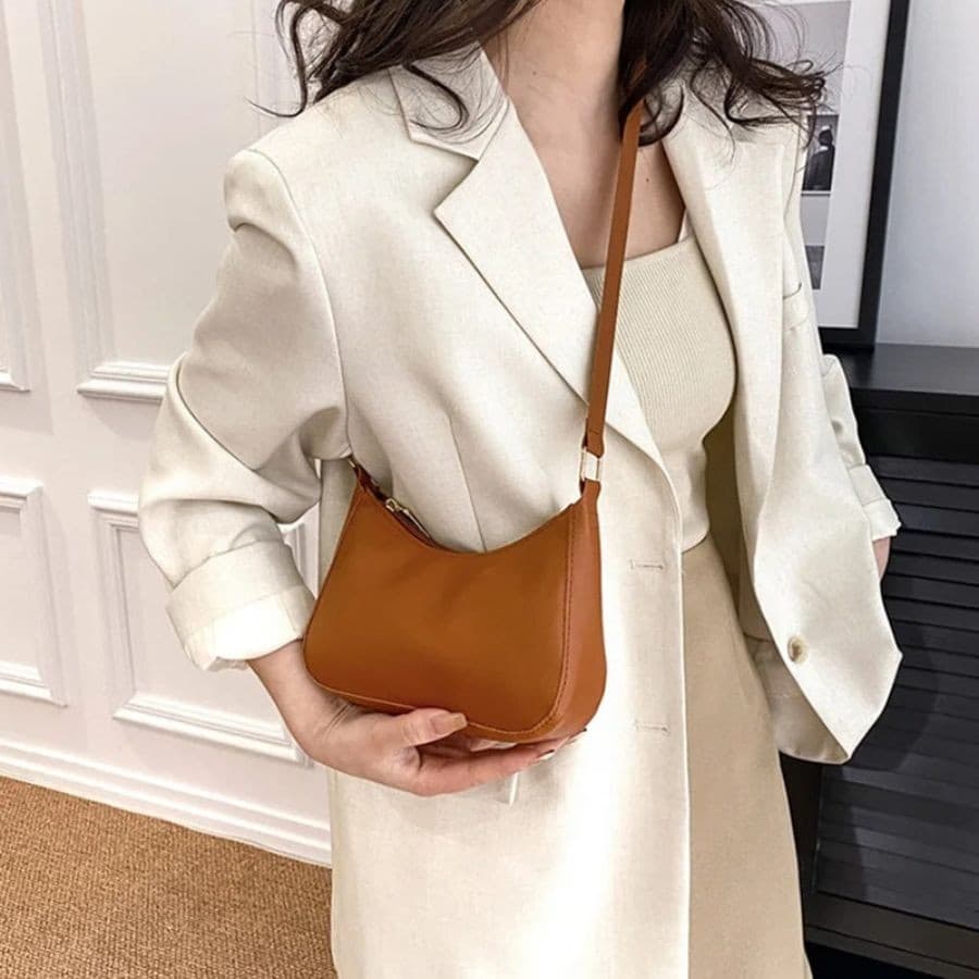 Bolsas de moda feminina retro cor sólida MARIANA