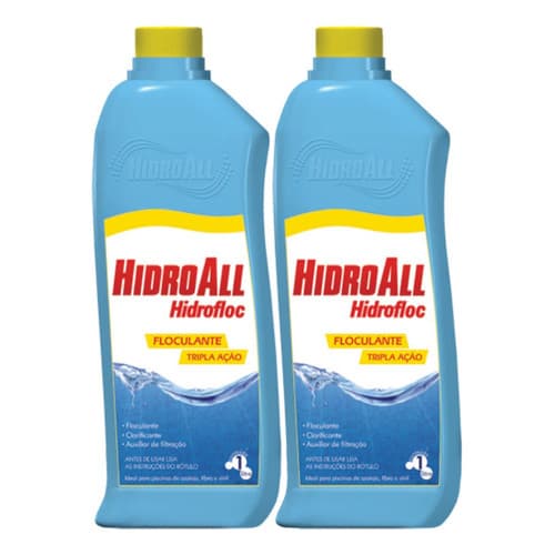 Kit 2 Clarificante Floculante Decantador HCL 1L – Piscinas Cristalinas