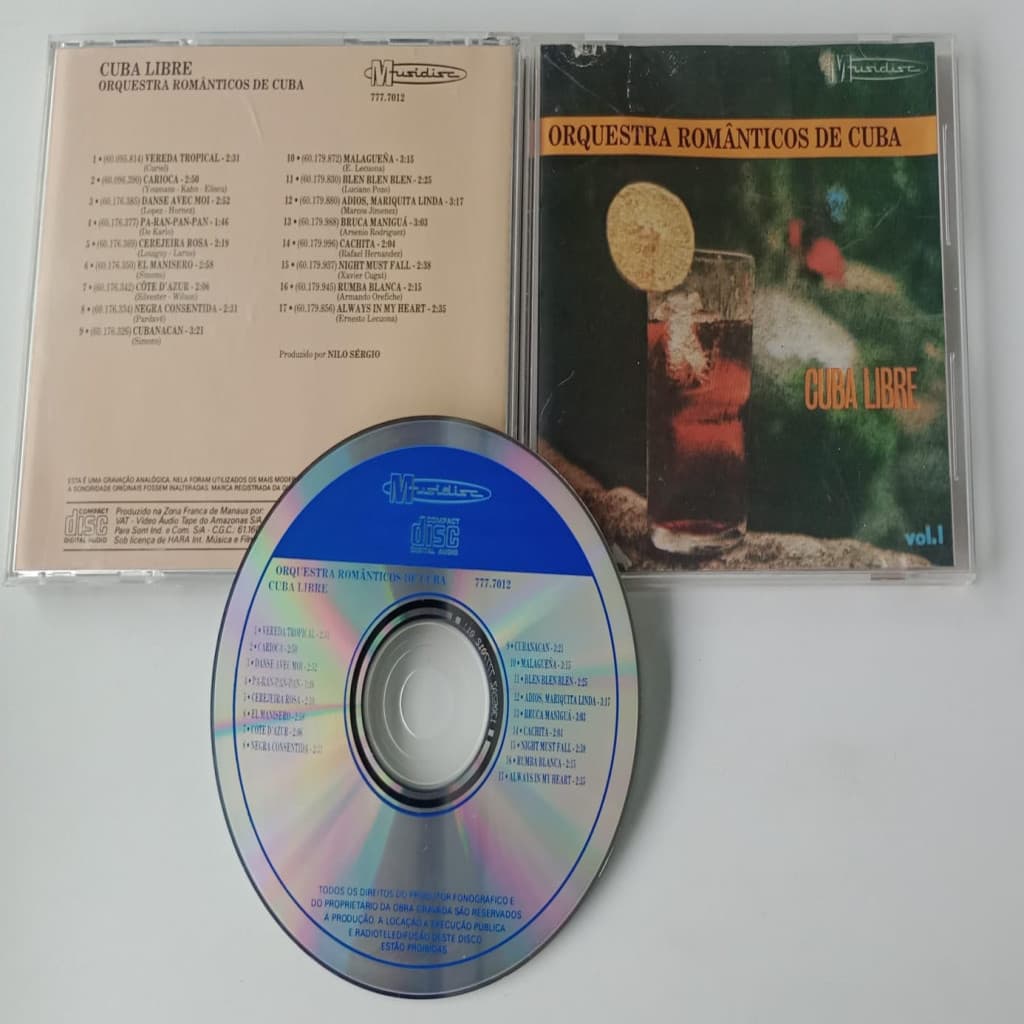 CD ORQUESTRA ROMÂNTICOS DE CUBA CUBA LIBRE