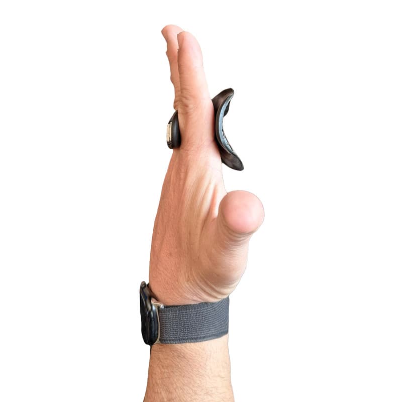 Luva Para Musculação E Academia Hand Grip Suporte de Borracha Luva Meio dos Dedos
