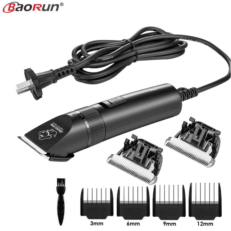 BaoRun S1 Poderoso Profissional Pet Clippers Gato Cão Aparador De Pêlos Barbeador Cortador Elétrico Máquina De Corte De
