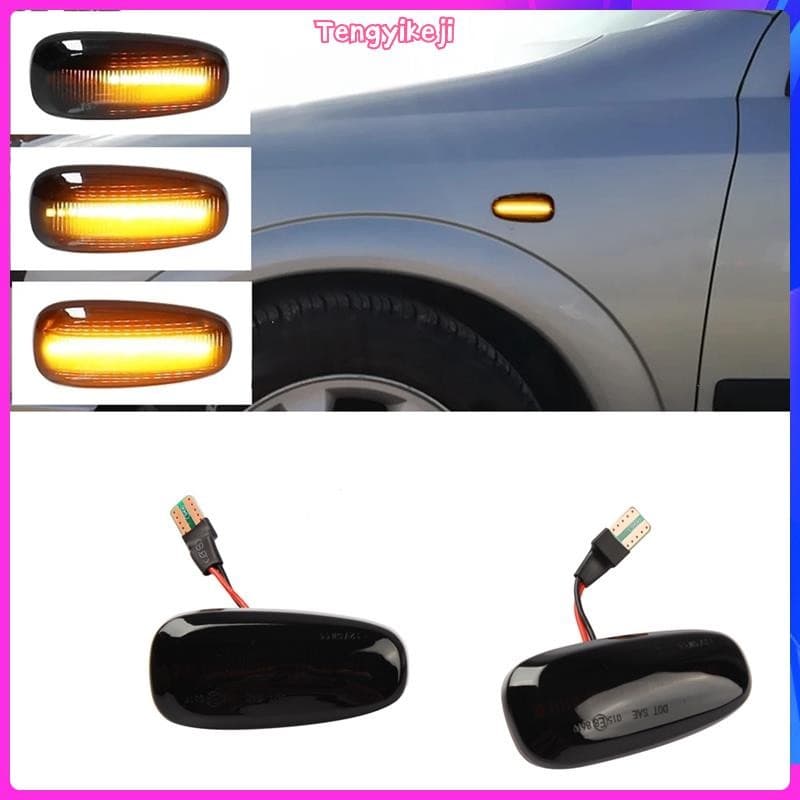 2 Pçs Luz Marcador Lateral Do Carro LED Lâmpada Indicadora De Sinal De Volta Para Zafira A 99-05 G 98-09