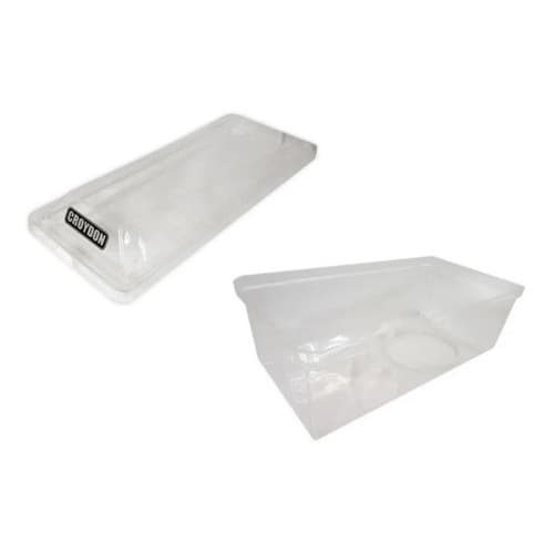 Kit Cuba Com Tampa Acrílico Suqueira Refresqueira 20L Croydon