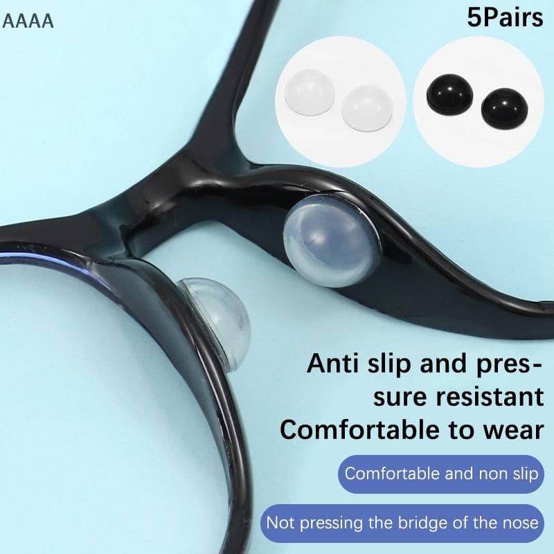 kaciiy Óculos Antiderrapantes , Suporte Nasal De Silicone , Invisíveis , Almofada De Ar , Almofadas De Nariz , Transpare