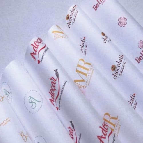 Papel seda 30x48 25/50/100 folhas - Personalizado com sua marca