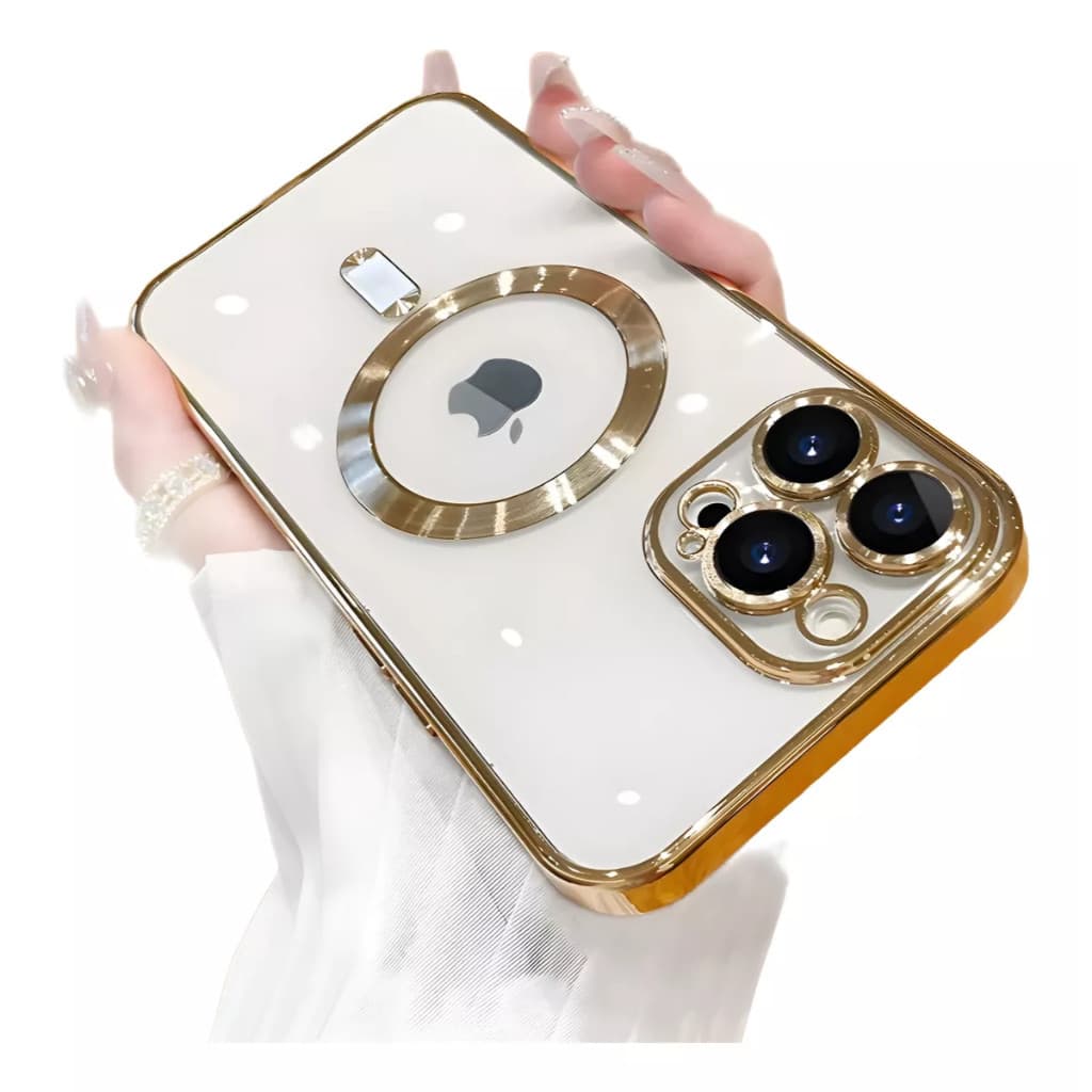 Capinha capa case Anti Choque Magnética Proteção Luxo Para iPhone 11 12 13 14 15 16 Pro Max