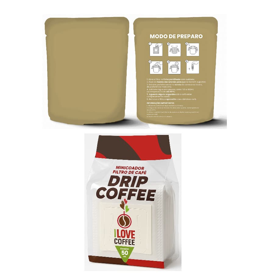 Drip Coffee + Drip Bag Premium Cappuccino - 100un