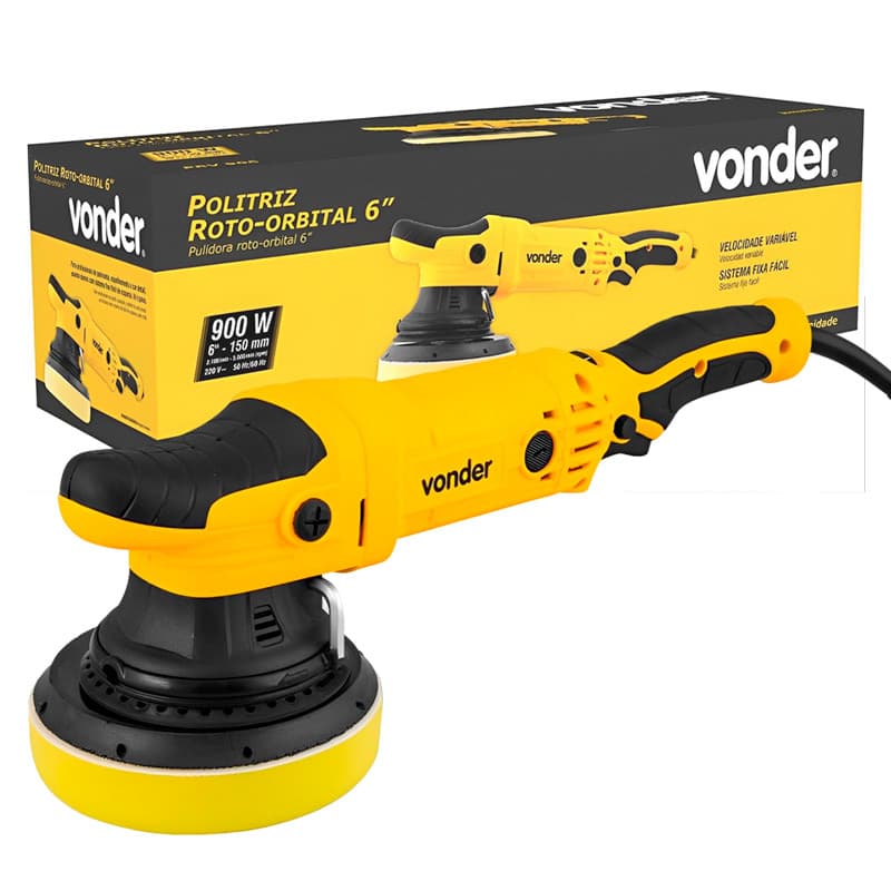 Politriz Roto Orbital 6" (150mm) 900W Vonder PRV 906 (220V)