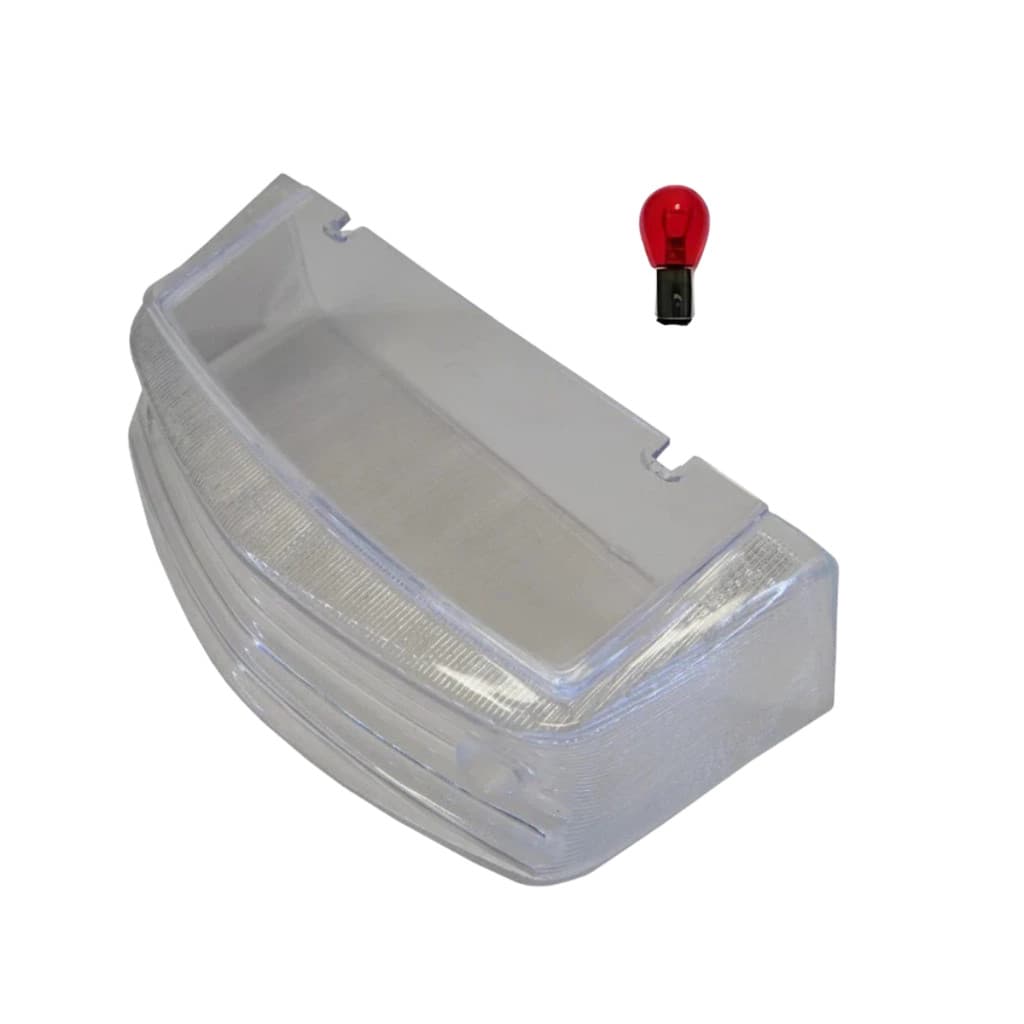 Lente Lanterna Ybr 125 2005/2008 Cristal Com Lampada
