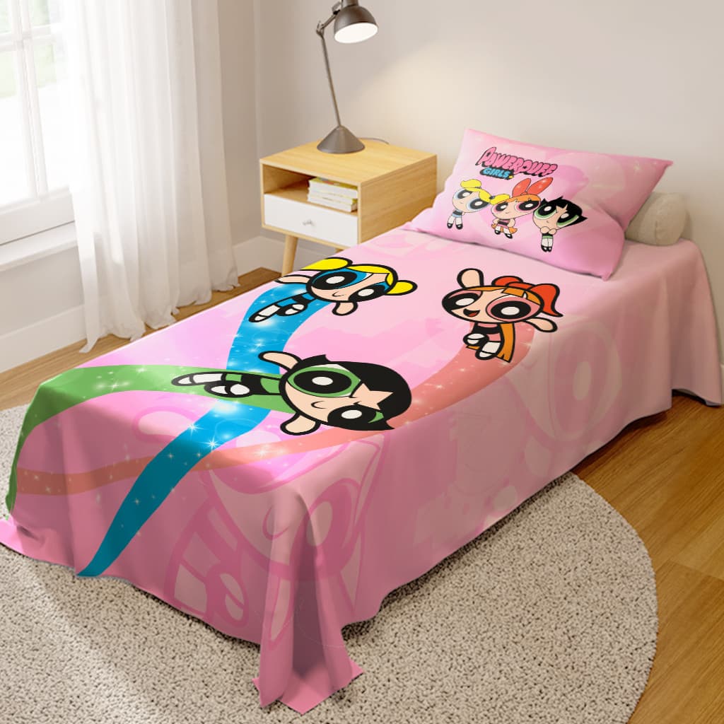 Jogo De Lençol Cobre Leito + Fronha Quarto Decoração Luxo Minimalista Delicado Meninas Super Podere