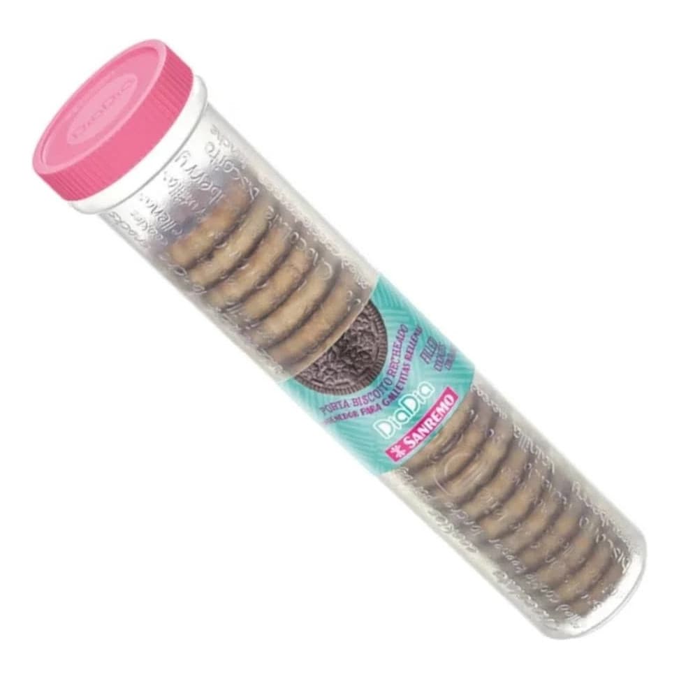 Porta Biscoito Recheado Pote Plástico Sanremo 690 C/ Rosca