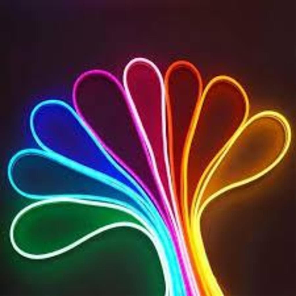 Fita Led Neon Flexivel 5 Metros Quarto Decoração Decorativo Iluminação Coloridoml