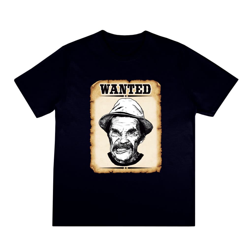 Linda Seu Madruga Camiseta Básica DTF  Algodão Fio 30.1 Penteado Zero Encolhimento Premium