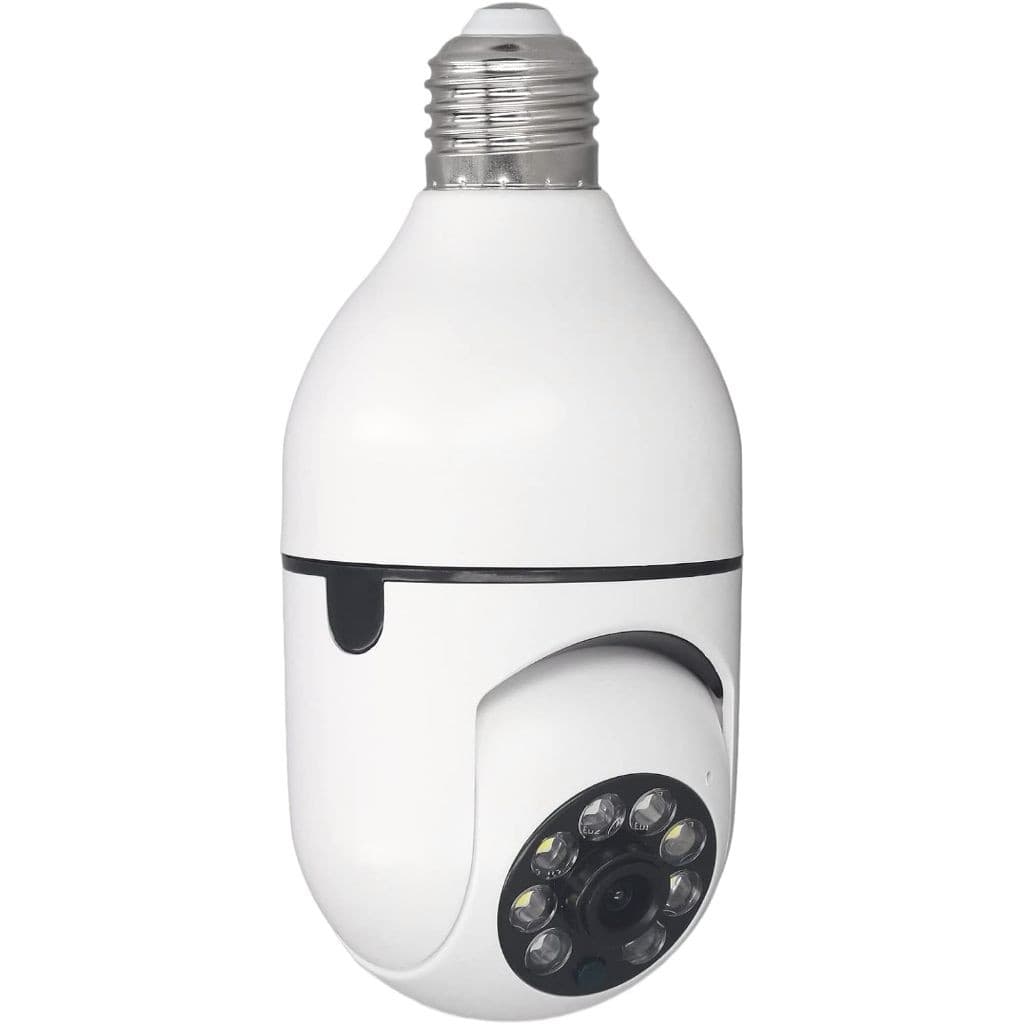 Camera Ip 8177 Segurança Lampada Panoramica Espia Wifi