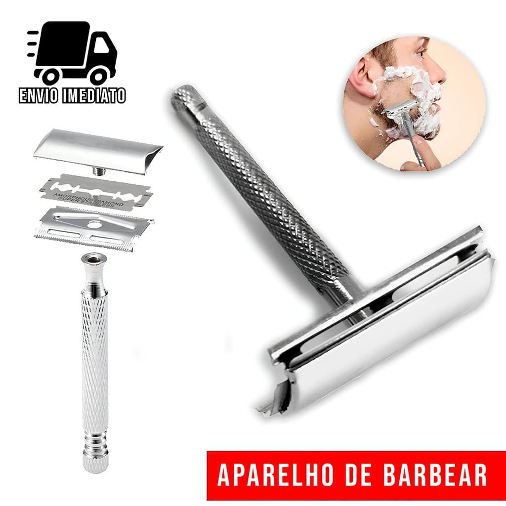 Barbeador de Metal Premium Corte Preciso Durabilidade Incomparável e Estilo Clássico