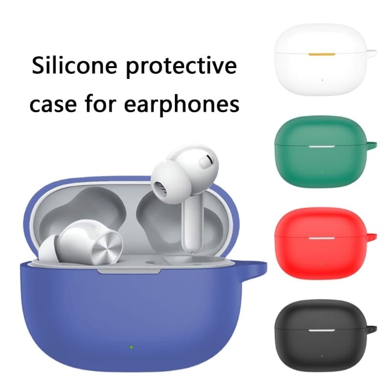 Capa Protetora De Silicone Macio Para Realme Buds T200 Lite , Fone De Ouvido Sem Fio , À Prova De Choque , Poeira ,