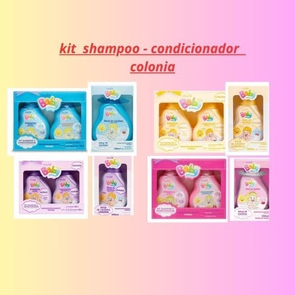 Kit Muriel  Colonia - Shampoo - Condicionador  100 ml