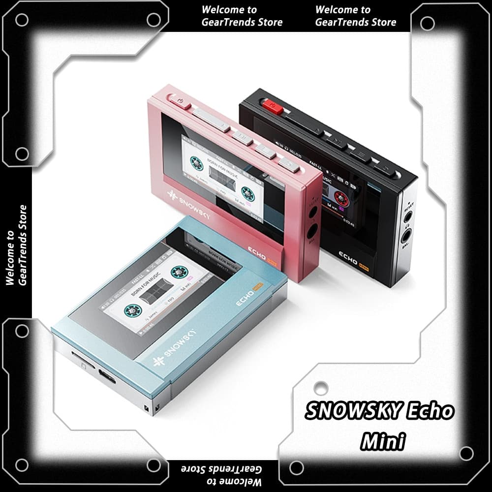 FIIO SNOWSKY Echo Mini Portátil MP3 Alta Fidelidade Bluetooth Leitor De Música Qualidade Som Longa Vida Útil Da Bateria